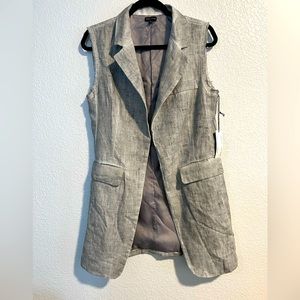 Rebecca Eliot  sleeveless jacket Gray in size S